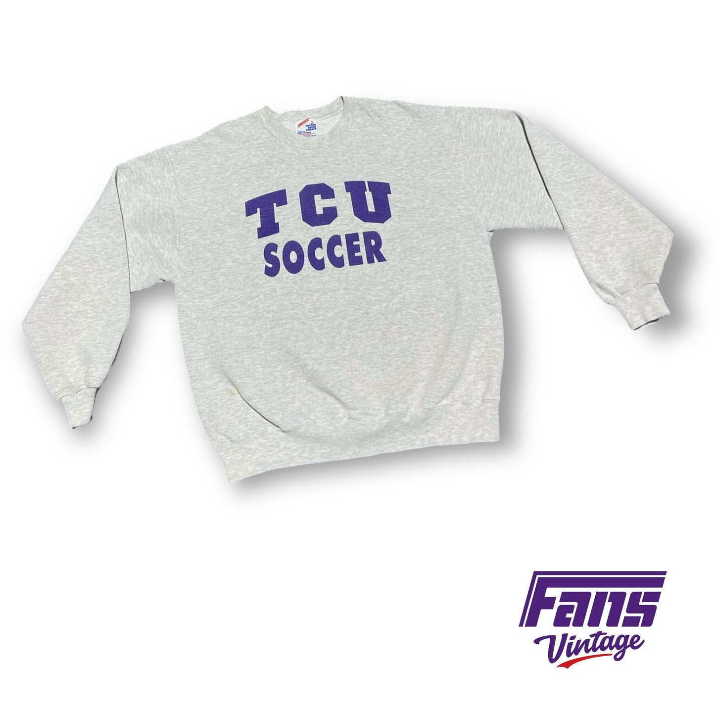 Vintage TCU Soccer Crewneck Sweater - RARE!