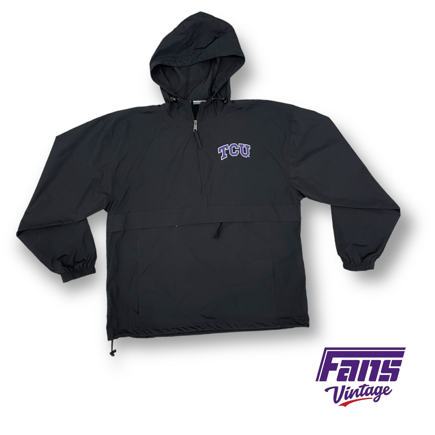 TCU Champion Rain Jacket - Anorak Half Zip Pullover