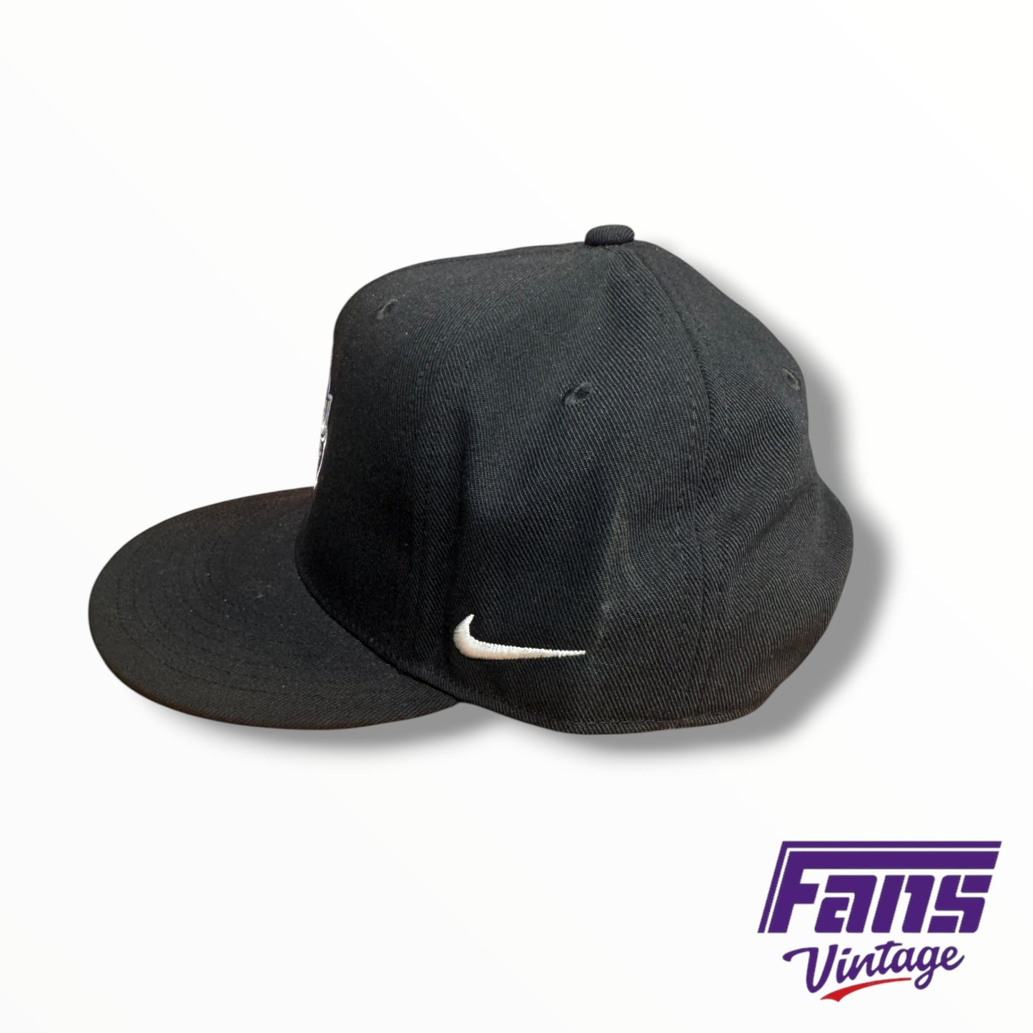 TCU Baseball Team-Issued Nike Black Frogball USA Snapback Hat