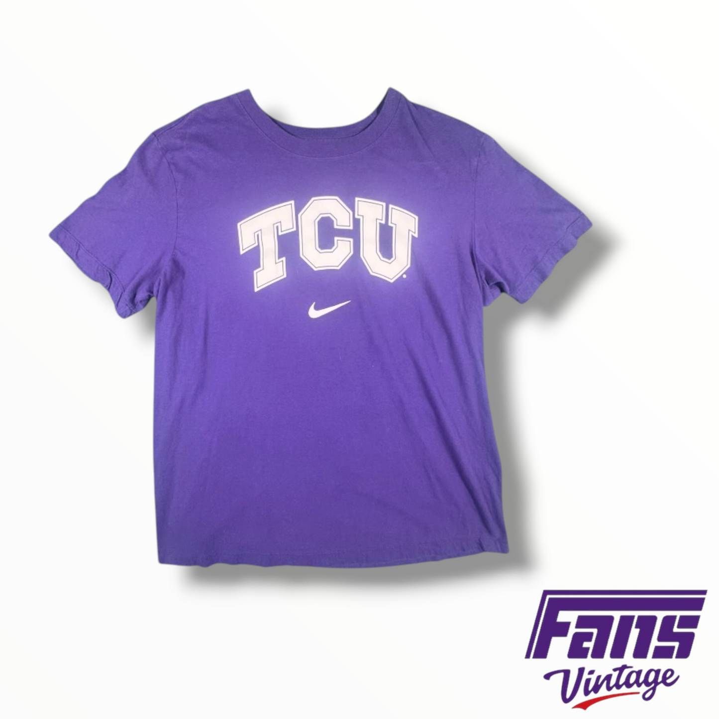 TCU Team Issued Purple Nike Tee