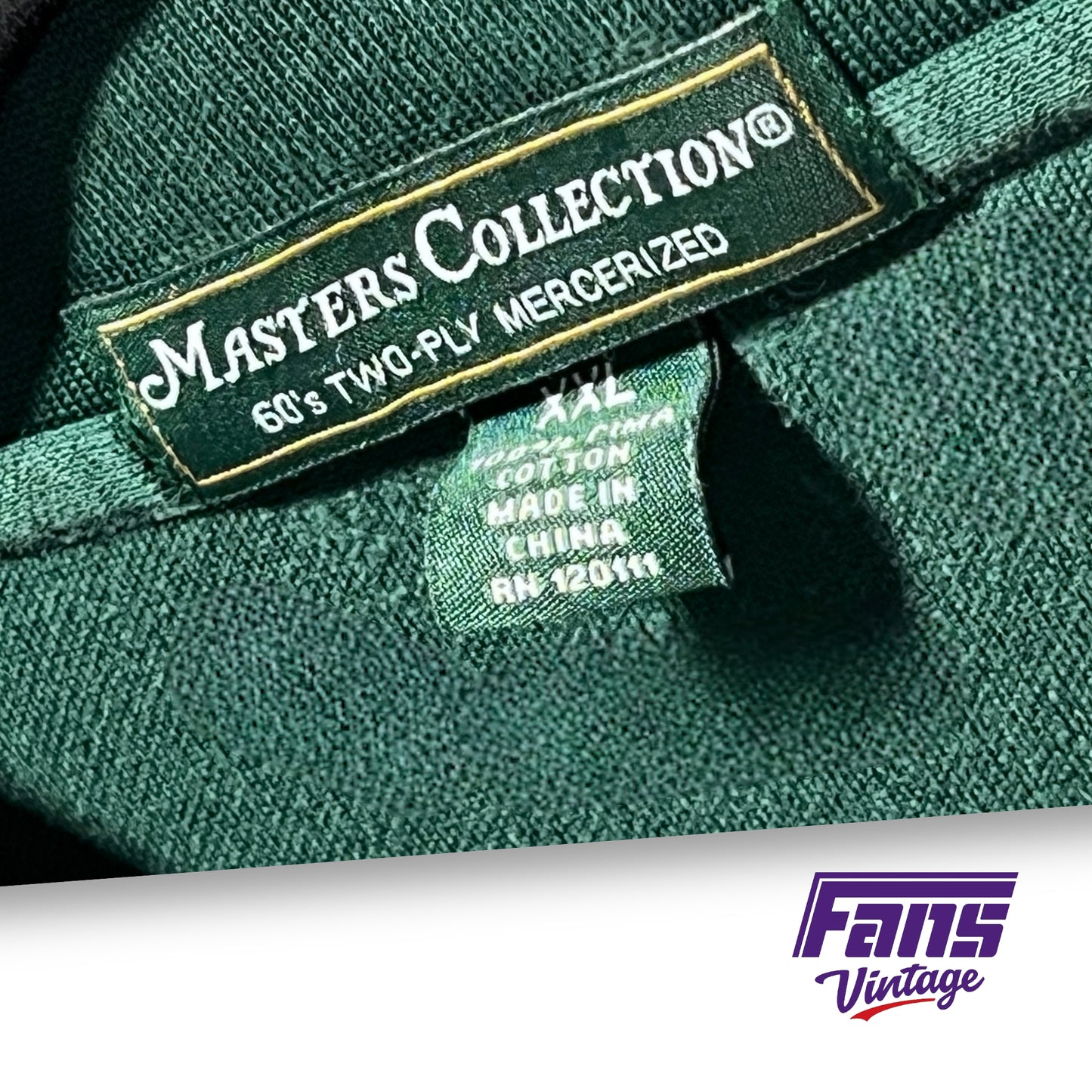 90s Vintage Masters Polo - 100% Cotton, premium details!
