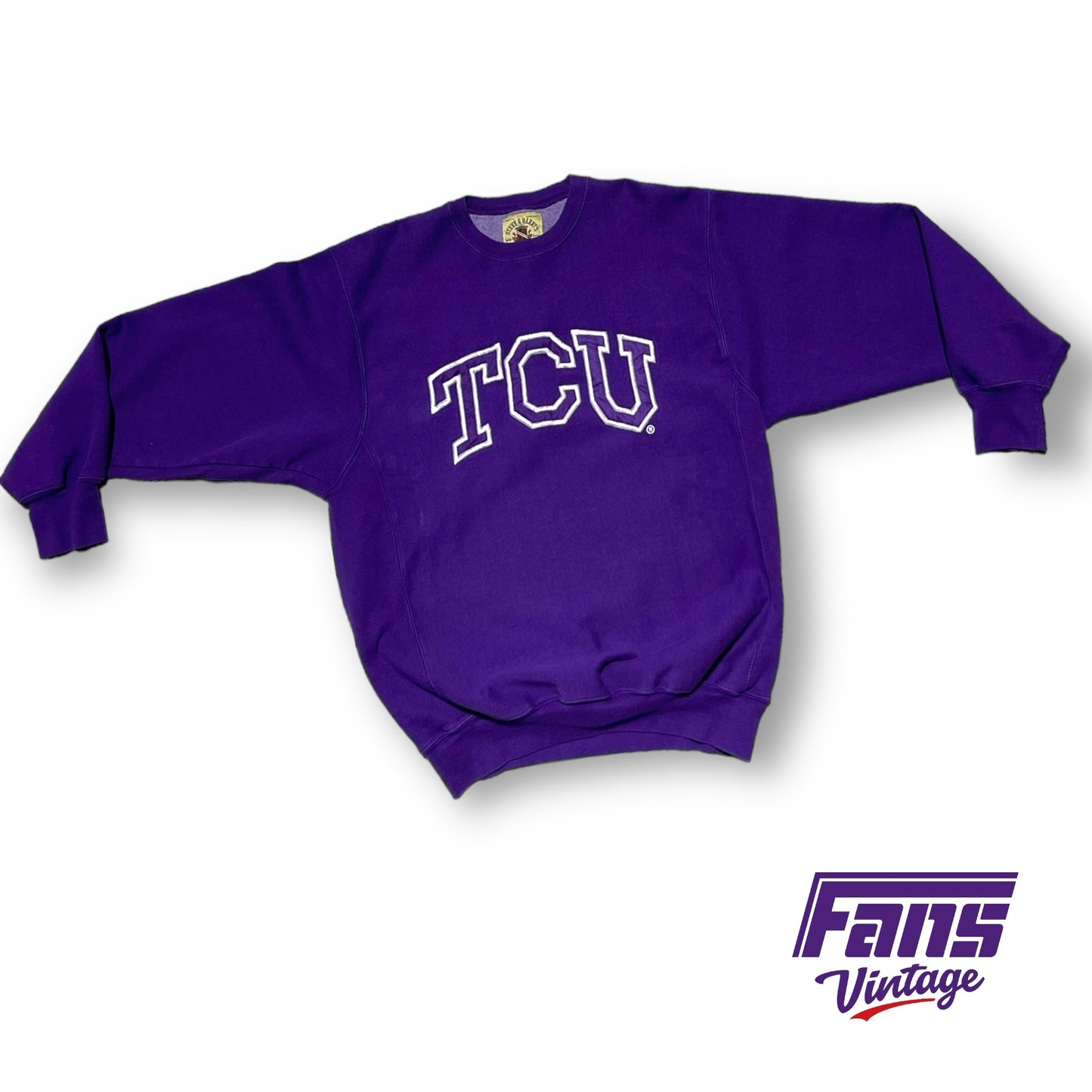 Vintage TCU Crewneck Sweater - Ultra thick and Cozy!