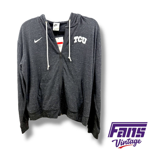 TCU Nike Team Issued Women’s Comfy Lightweight Full Zip Hoodie - New with Tags!
