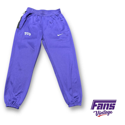 TCU Basketball Team Issue Nike Premium Jogger Sweatpants