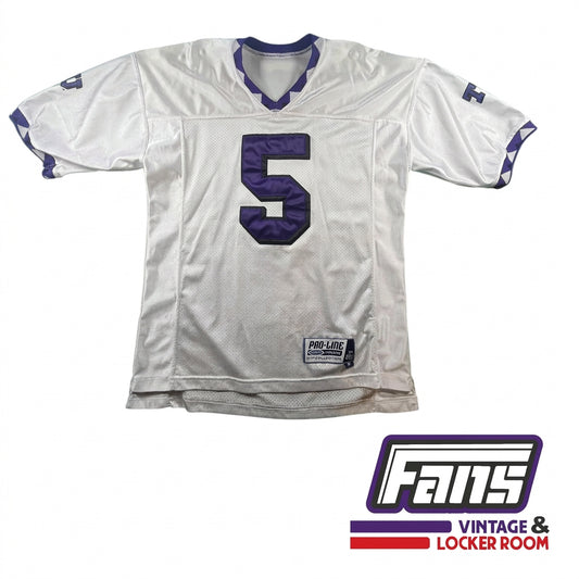 TCU Vintage LaDainian Tomlinson Fully Stitched ProLine Jersey #5 LT with OG Spike Collar