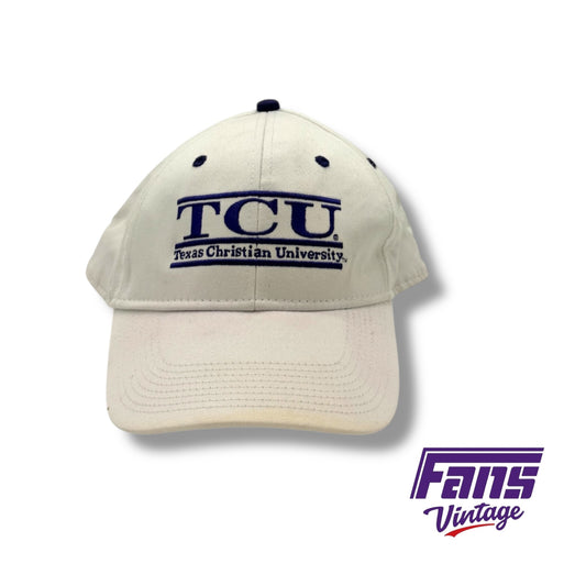 TCU ‘The Game’ Y2K Vintage Split Bar Logo SnapBack Hat