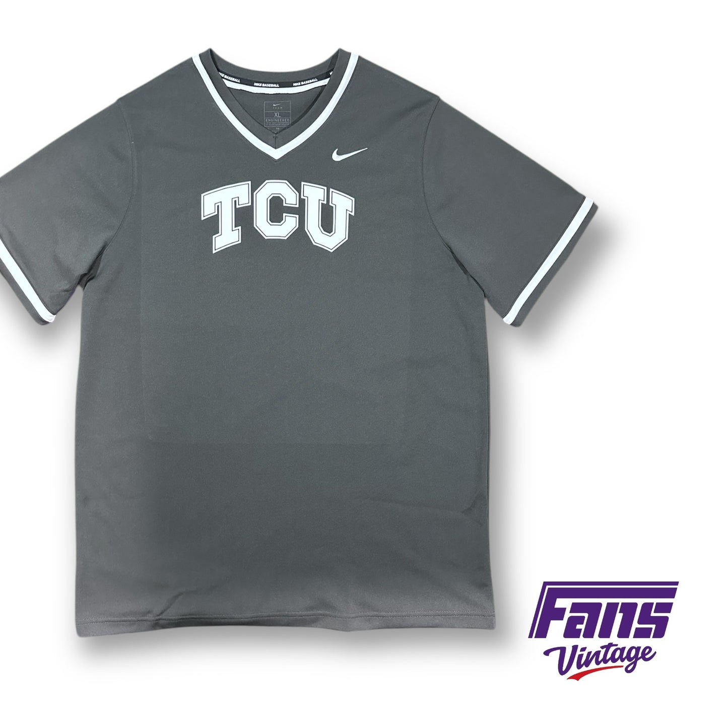 2022 TCU Baseball Game Worn Jersey - CWS Season Practice Jersey!