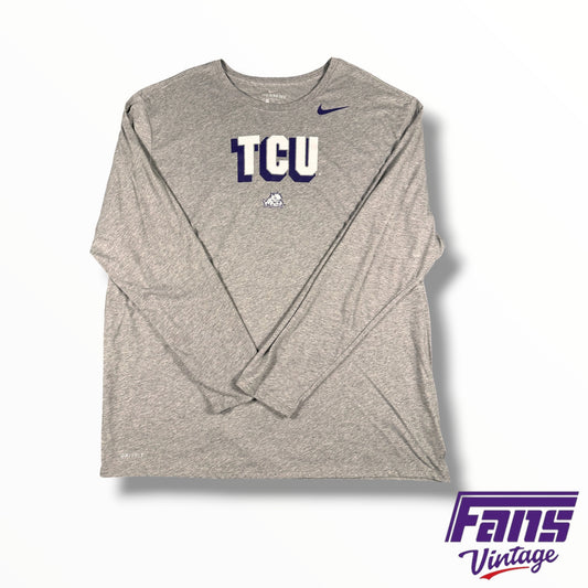 TCU Team Issued Nike Dri-Fit Long Sleeve - Super Soft!