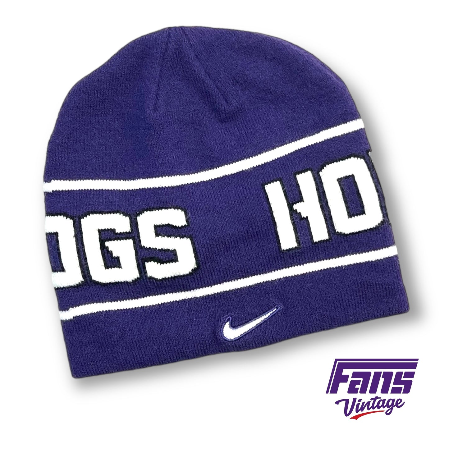 Vintage Y2K Style TCU Horned Frogs Team Issued Nike Beanie