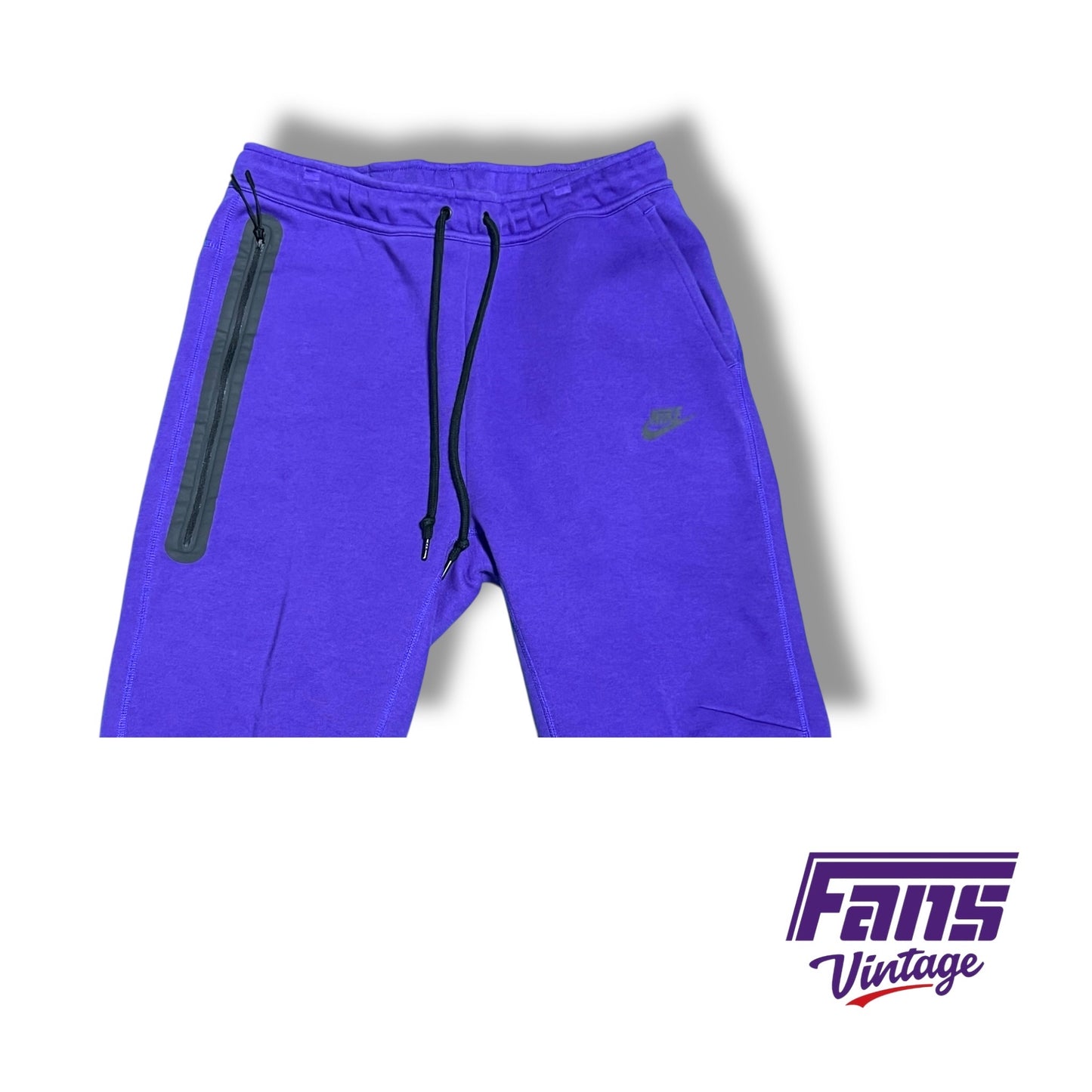 RARE! TCU Basketball Postseason Nike Team‑Issued Purple Tech Suit - Zip up Jacket and Jogger Pants