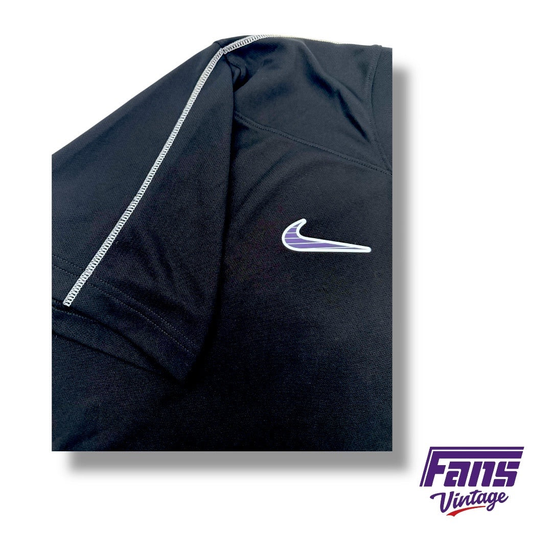 TCU Football Nike Team Issued UV Rated Premium woven training shirt
