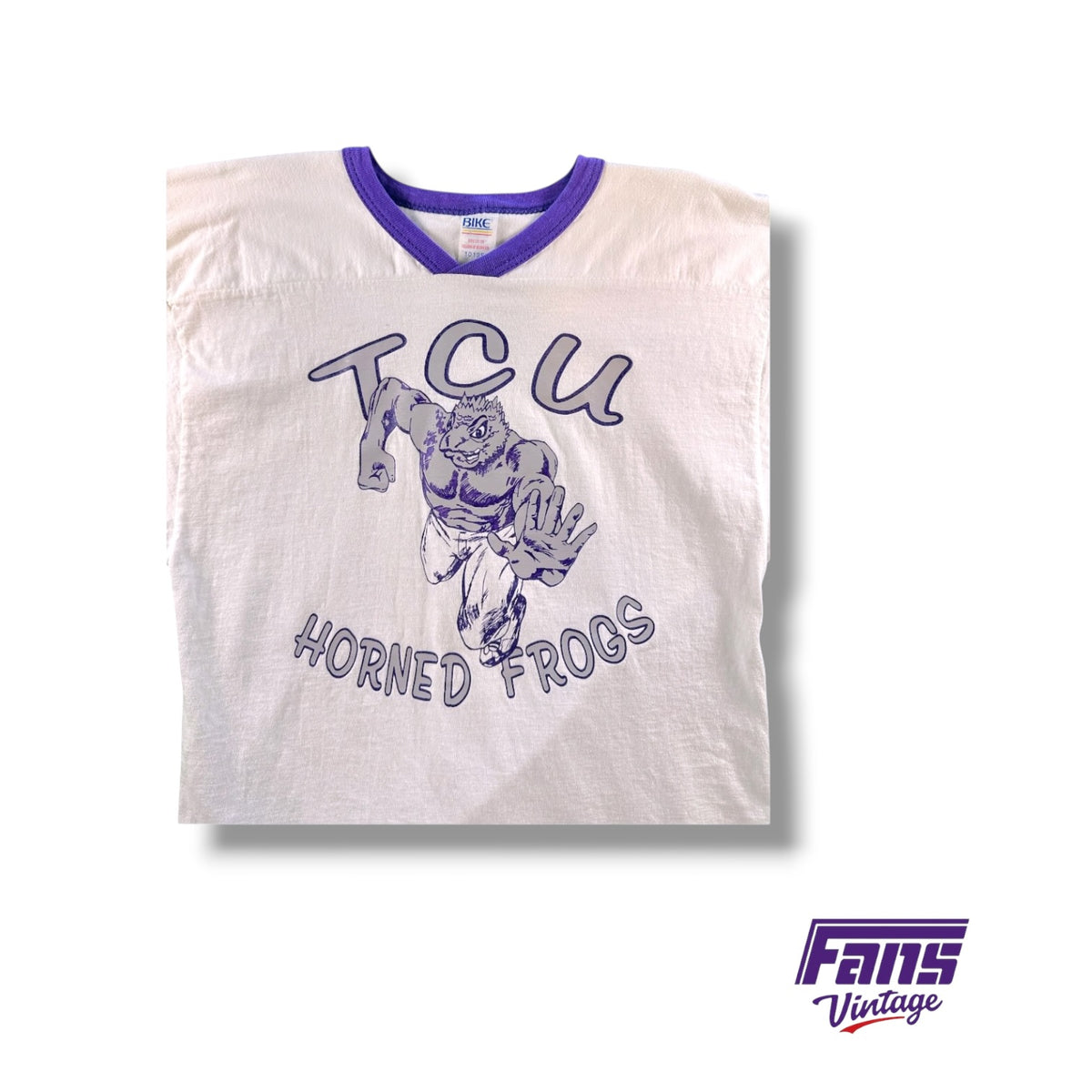 Vintage TCU Horned Frogs V-Neck Tee