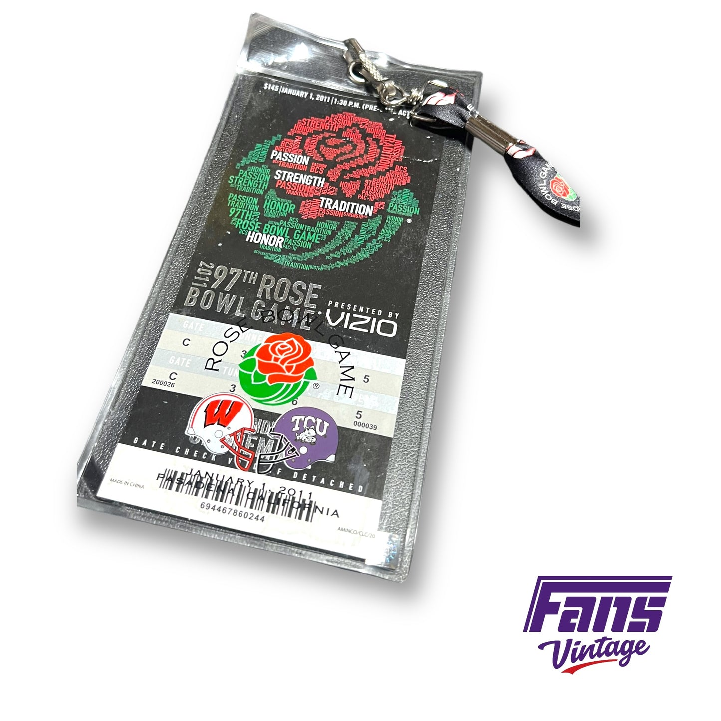 TCU Rose Bowl Memorabilia Bundle