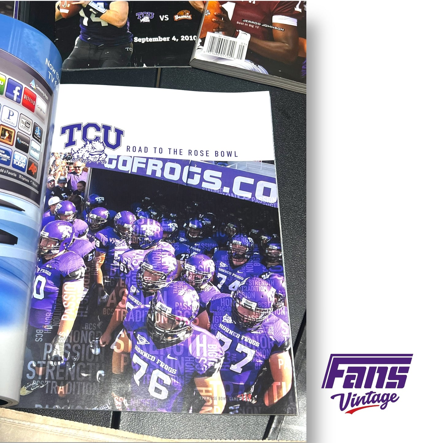 2010 TCU Football Undefeated Rose Bowl Season Memorabilia Bundle