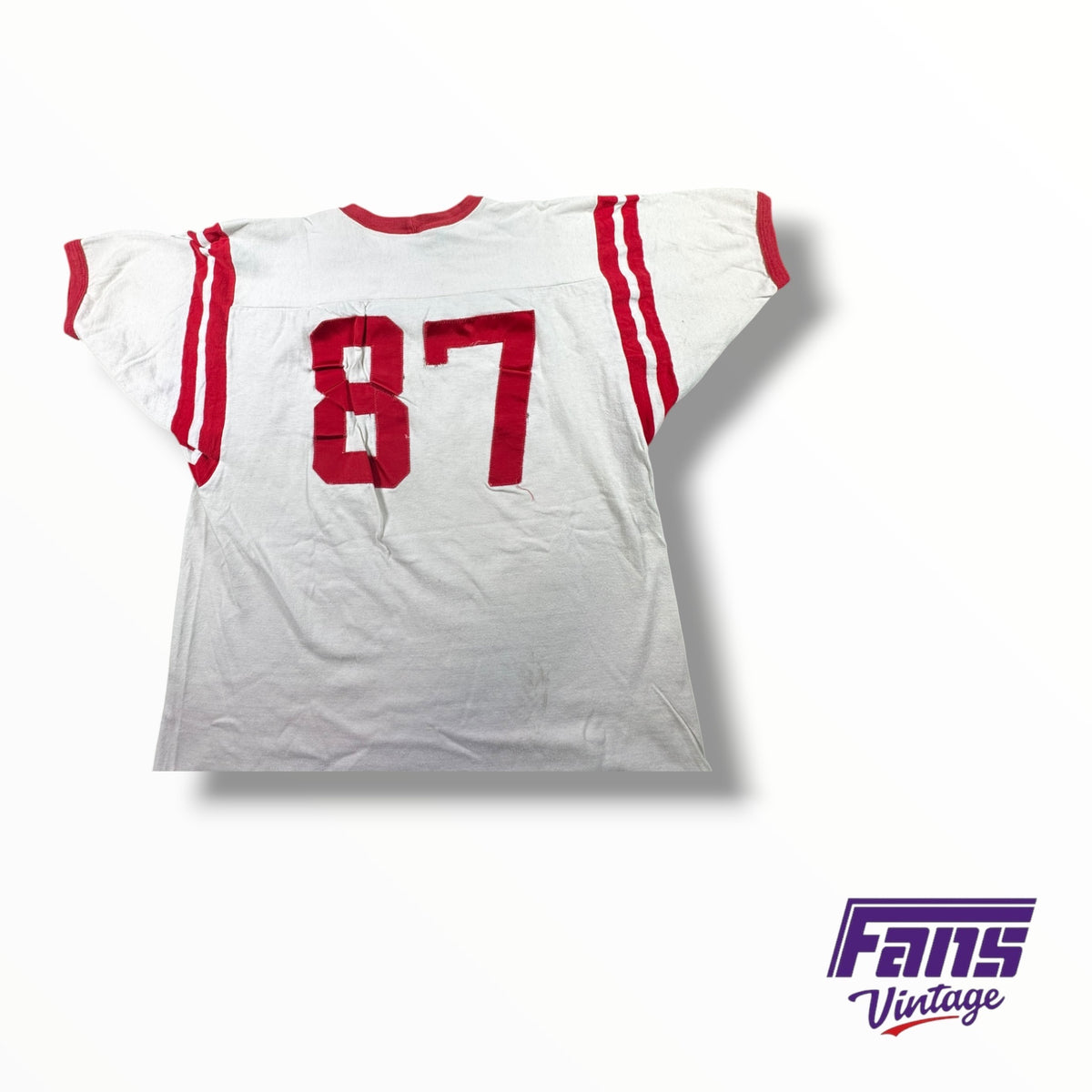 Vintage 70s Double Sided Fraternity Beta Jersey Style Stitched Letters Tee