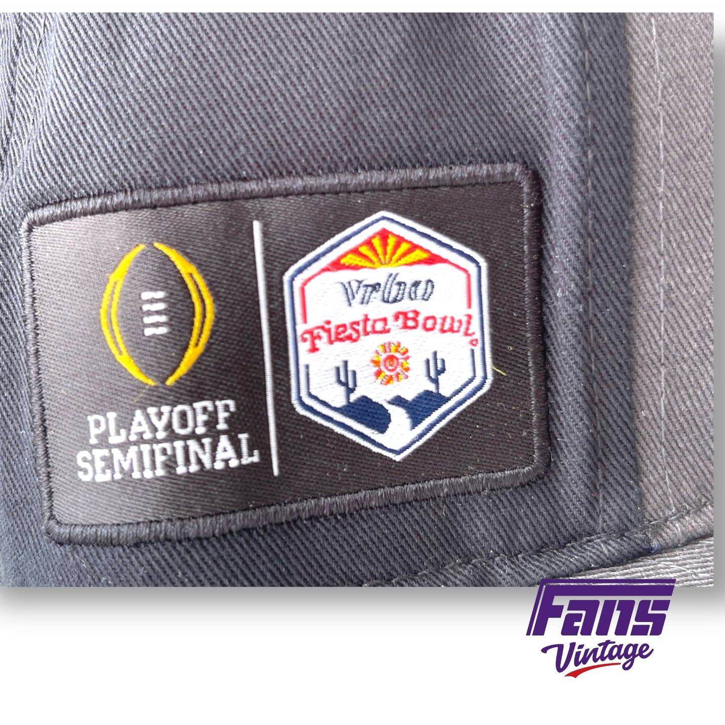 TCU Football Fiesta Bowl Win AUTHENTIC PLAYER ISSUE Nike Post-Game “CHAMPS” Hat