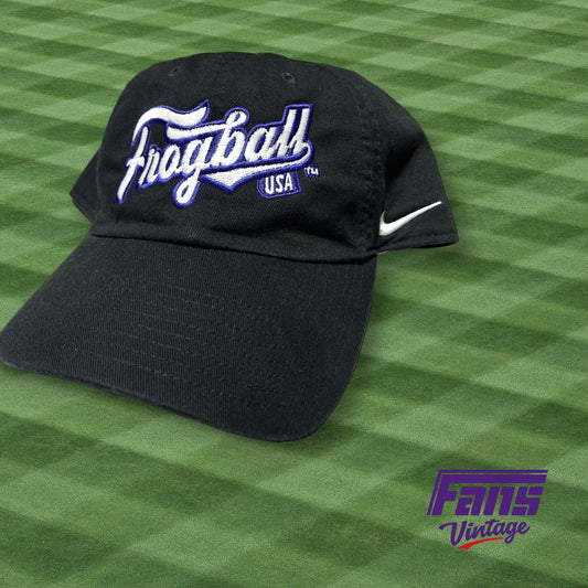 TCU Baseball Frogball USA Nike Player Issue Hat
