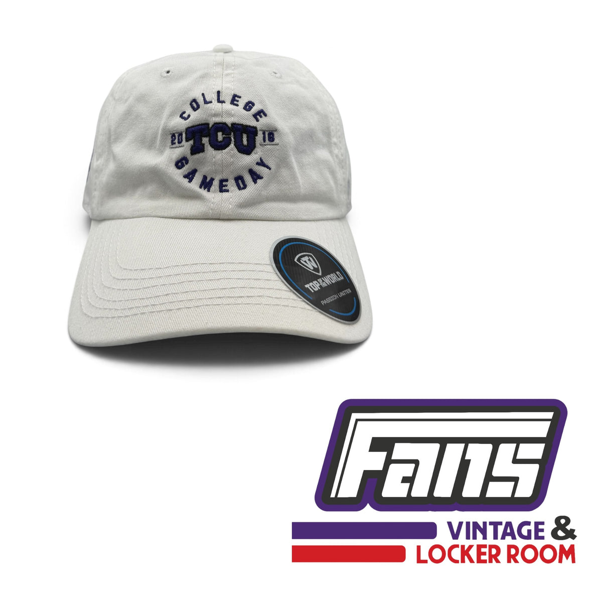 TCU Football 2018 ESPN College Gameday White Adjustable Dad Hat