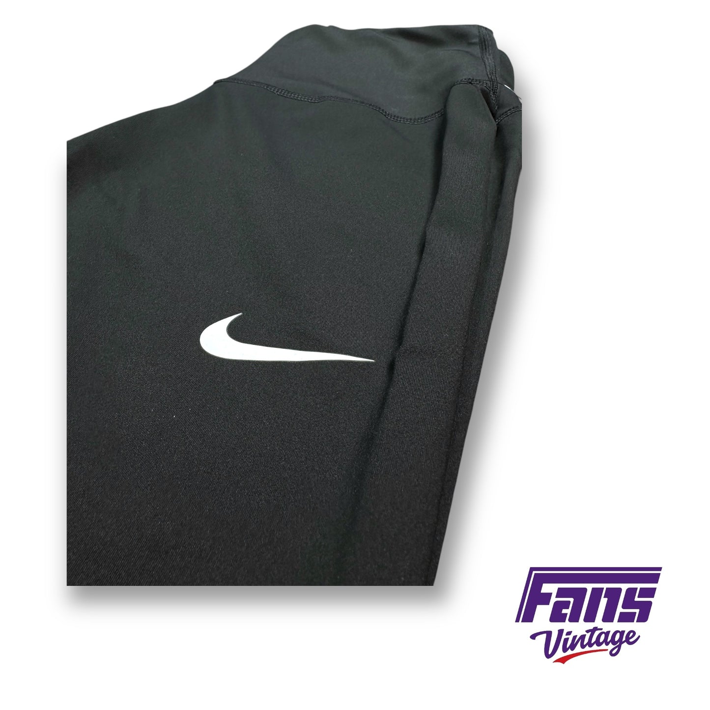 TCU Team Issue Nike Black Workout Leggings - New!