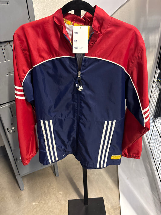 Vintage Red White and Blue Windbreaker Jacket