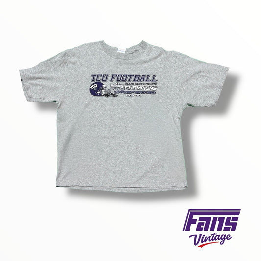 Vintage 2009 TCU Football Mountain West Conference Champions T-Shirt