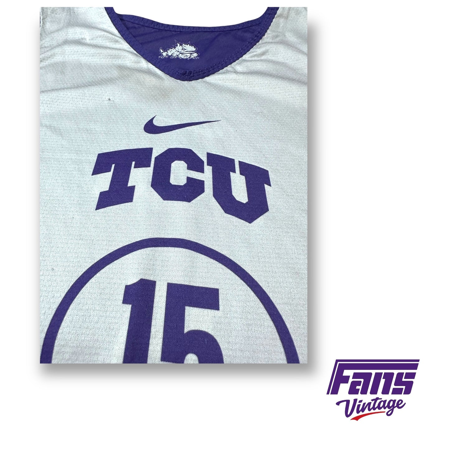 Team Issue Nike TCU Basketball Practice Jersey