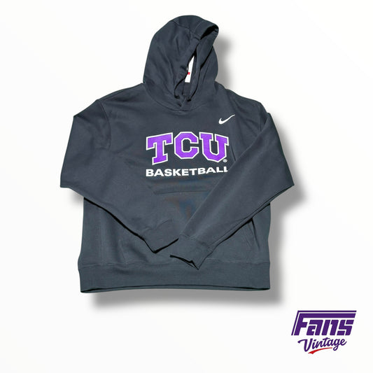 TCU Nike Team Issued Women’s Basketball Blackout Colorway Hoodie