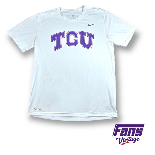 TCU Team Issue Nike Drifit  - Light Purple Block Letter "The Nike Tee" Training Shirt