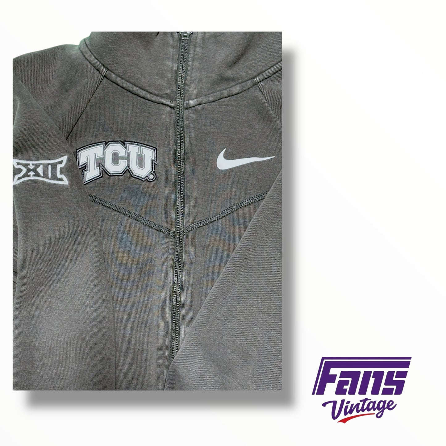 TCU Nike Team Issued Premium Women’s Full Zip Tech Jacket