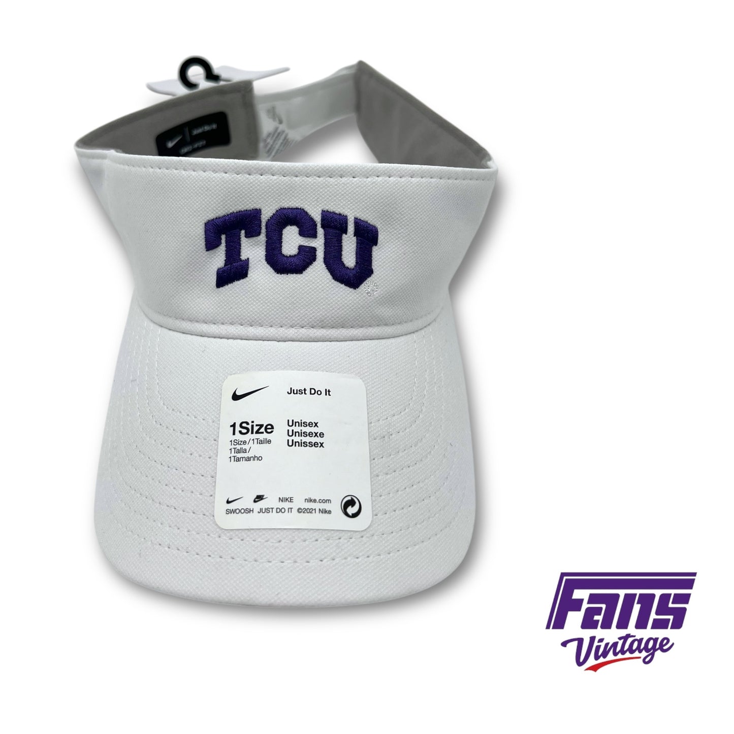 TCU Football Team Issued Coach's Visor - New
