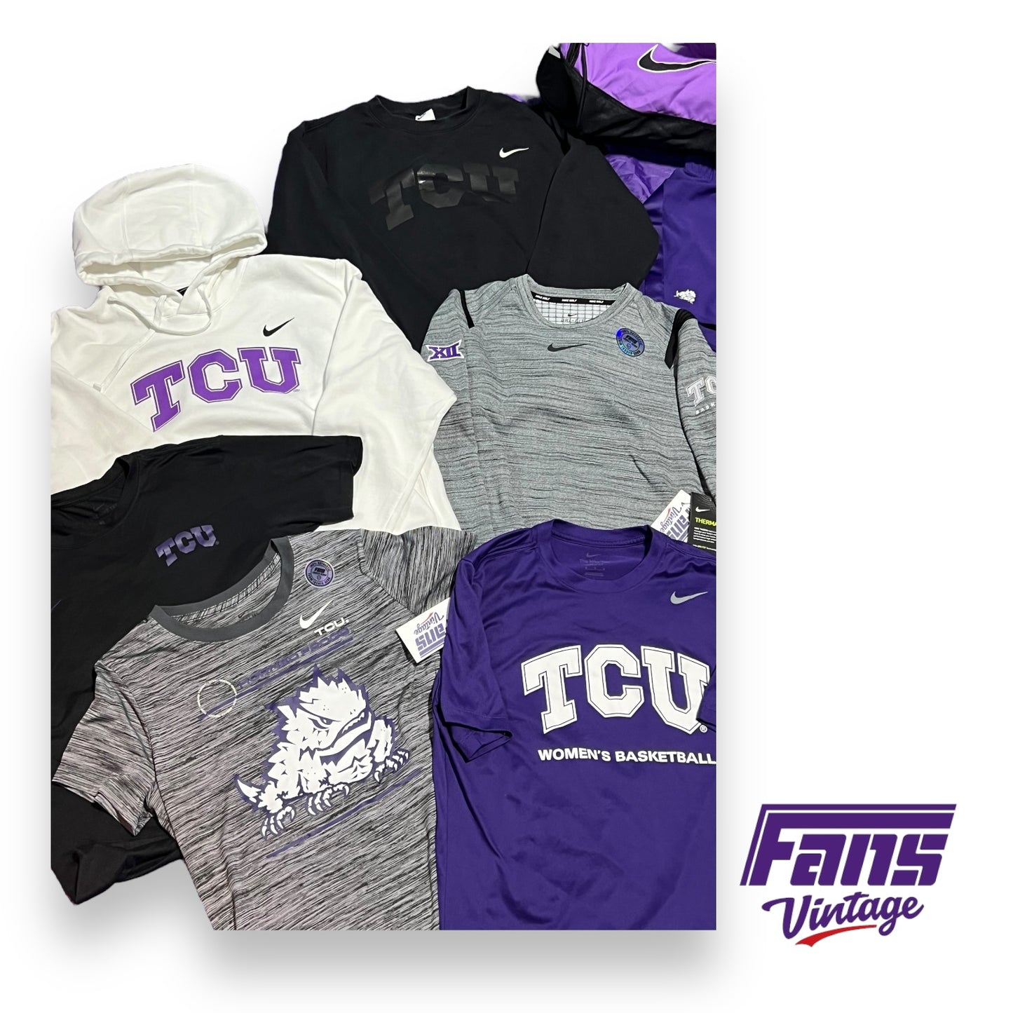 TCU Women’s Basketball Team Exclusive Bundle #2 - Size Adult Medium / Wm Large