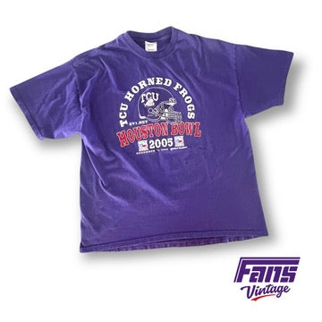 Vintage TCU 2005 Houston Bowl Tee