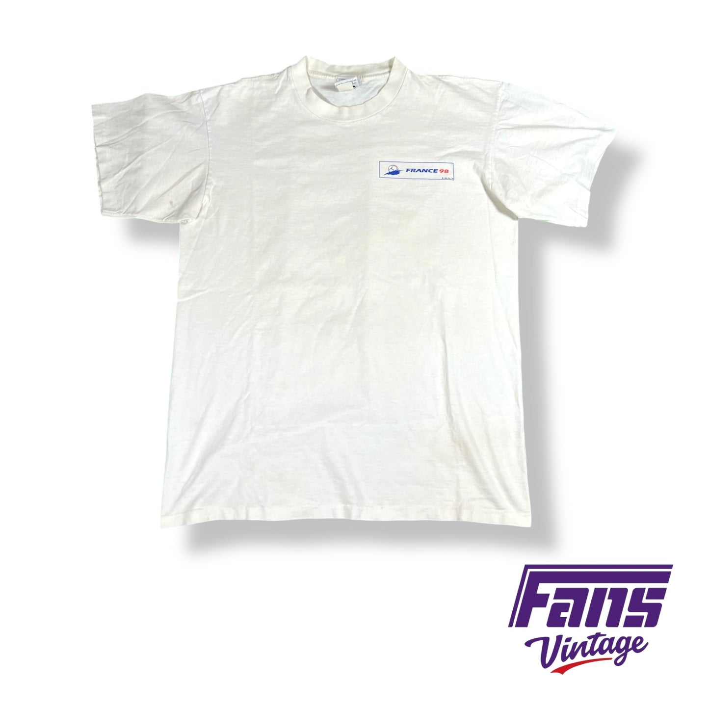 Rare Vintage 1998 France World Cup T-Shirt