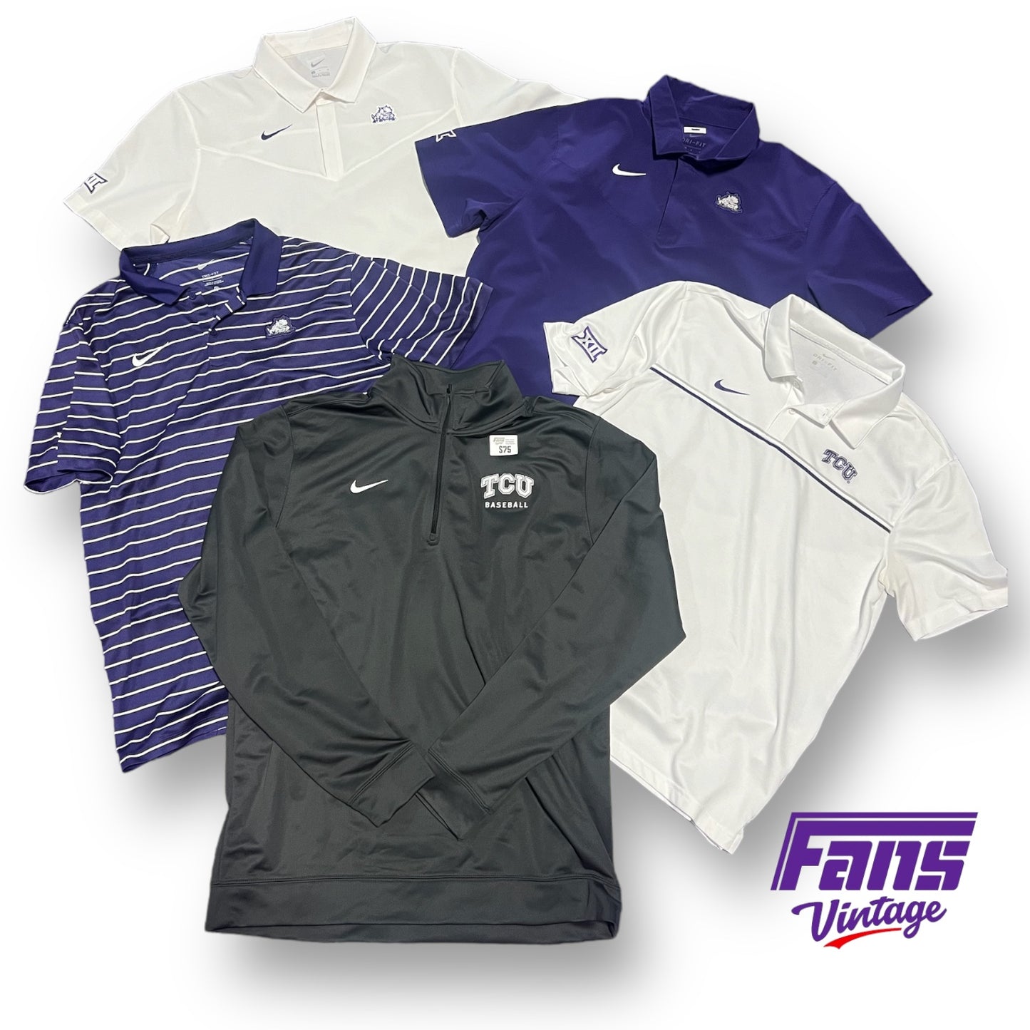 TCU Baseball Team Exclusive Player Issue Mega Bundle - Size Large