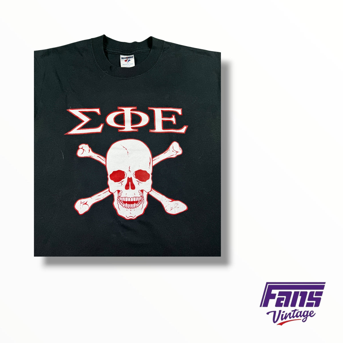 Vintage TCU Fraternity Sigma Phi Epsilon Double Sided Cutoff Cotton Tank