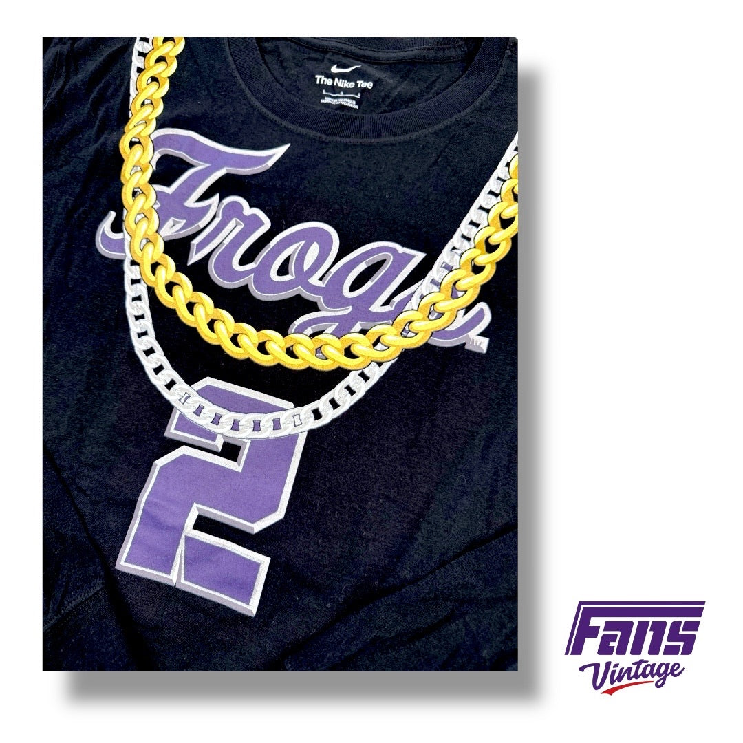 TCU Basketball Team Exclusive “2 Chainz” Custom Nike Long Sleeve Shirt
