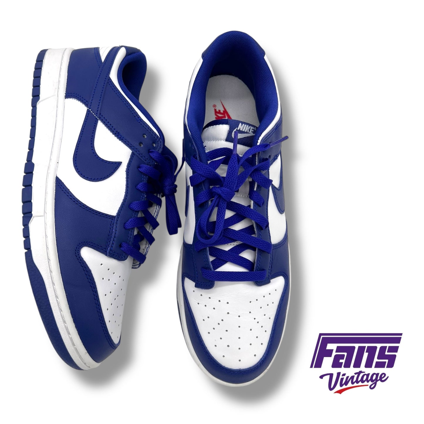 TCU Baseball Post Season Swag Nike Dunk Low “Concord” - Team Issued