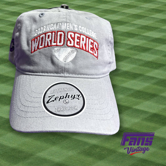 2023 TCU Baseball Limited Edition College World Series Hat (In-Person Tournament Only Edition)