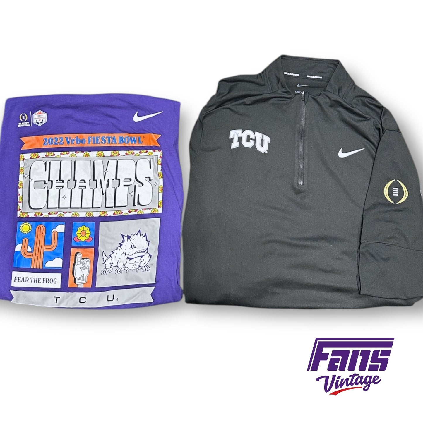 Insane! 2022-23 TCU Football CFP Bundle! Ultra Rare Player-Only Items!