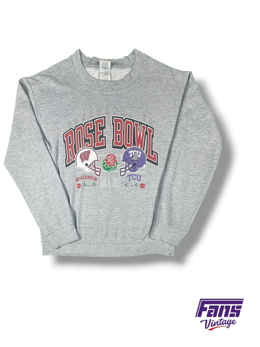 Vintage TCU Rose Bowl Crewneck Sweater