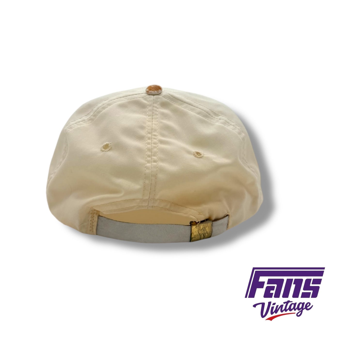 Vintage TCU Block T Letterman’s Association strapback rope hat with sick embroidered logo - awesome distressed look!