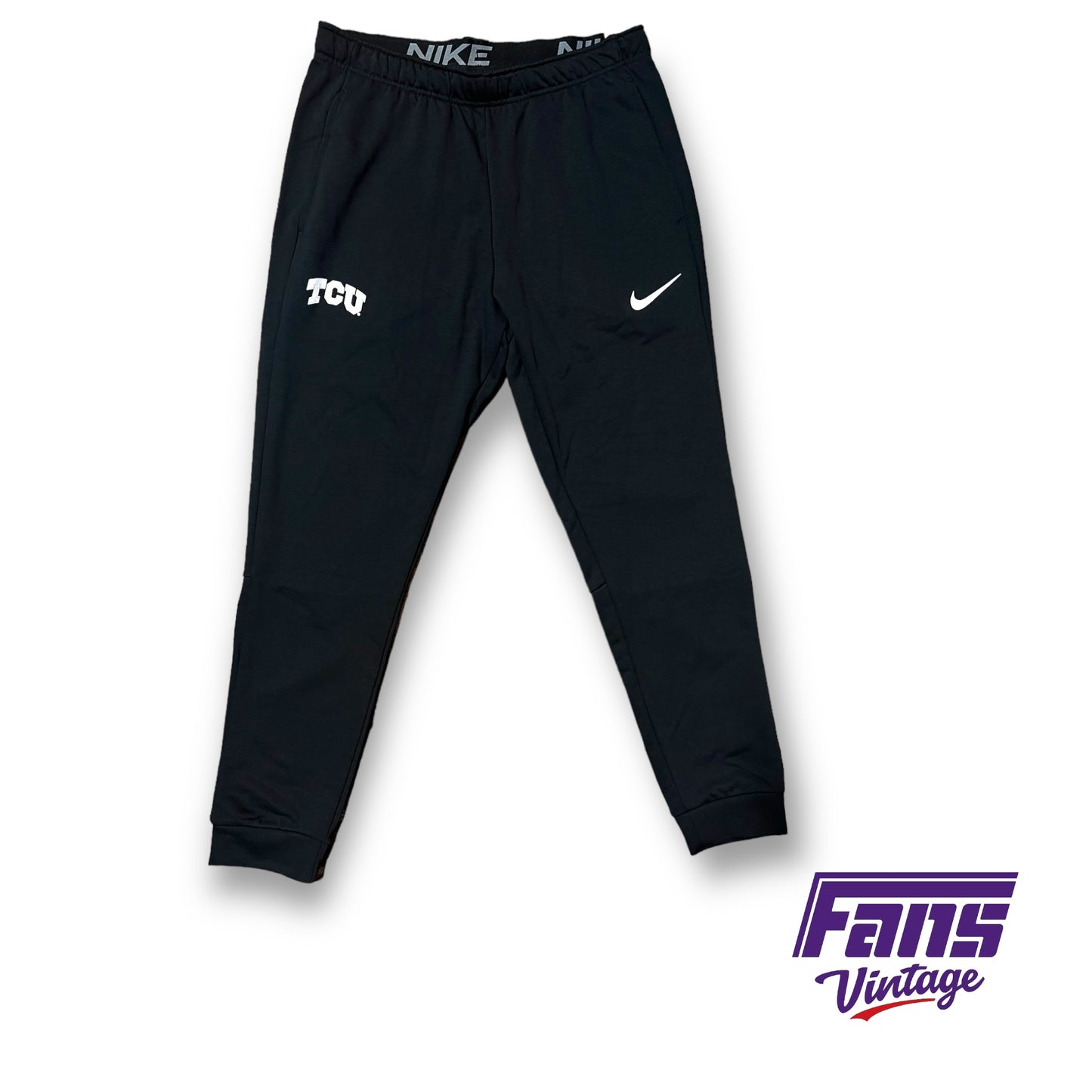 TCU Football Coach issue Nike “Move to Zero” Super Comfy Sweatpants - Tapered Fit with Cuffed Leg