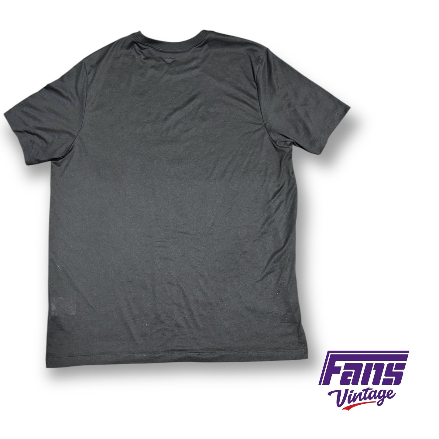 TCU Football Player Exclusive “Funky Town” Blackout Nike Training Tee