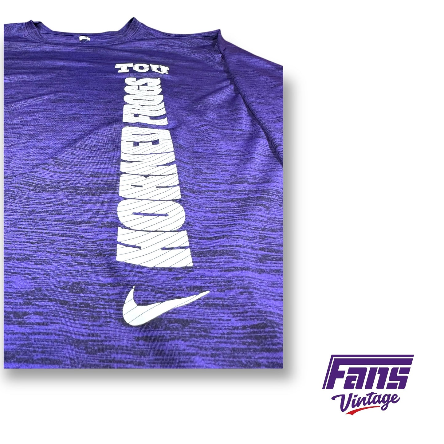 TCU Football Team Exclusive Nike Long Sleeve Training Shirt