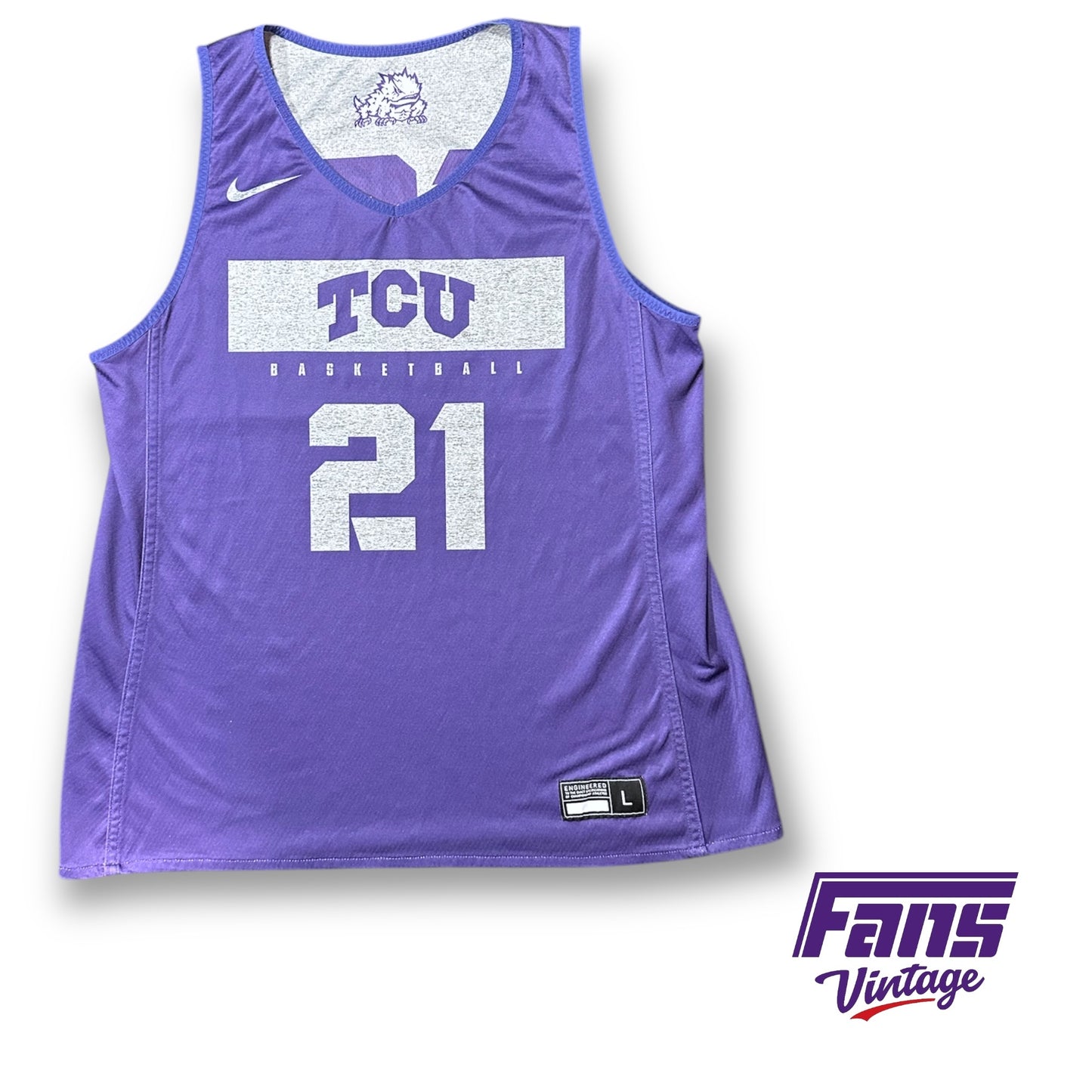 Team Issue Nike TCU Women's Basketball Practice Jersey