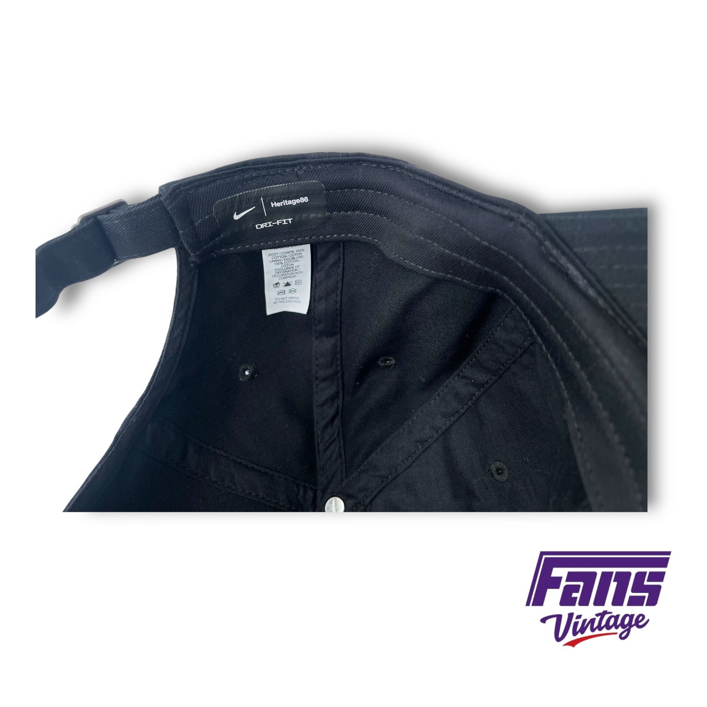 TCU Football 2023 National Championship CFP Nike Dad Hat - Team Issued