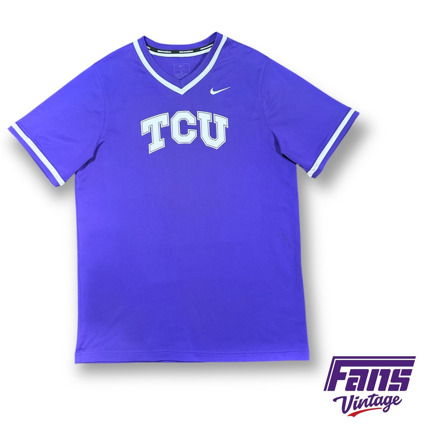 2022 TCU Baseball Game Worn Jersey - CWS Season Practice Jersey!