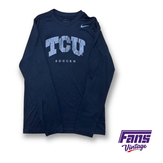 TCU Soccer Player Exclusive Blackout Nike Drifit Long Sleeve