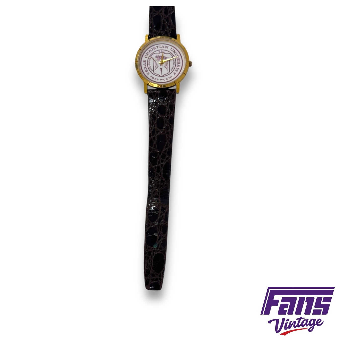 Vintage TCU School Seal Watch