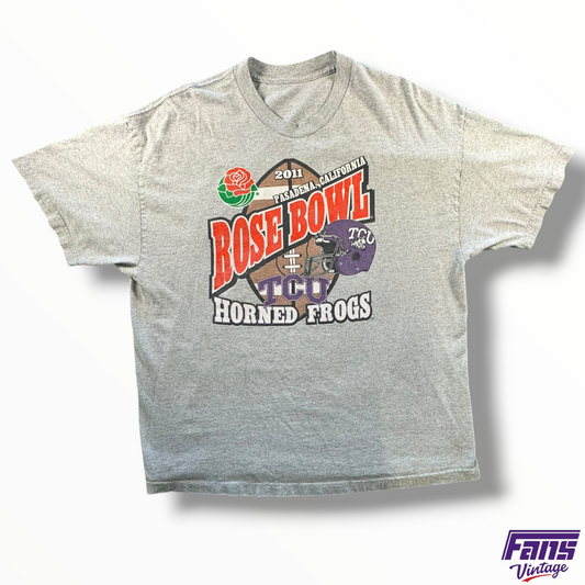 Vintage TCU Rose Bowl Football Graphic Tee